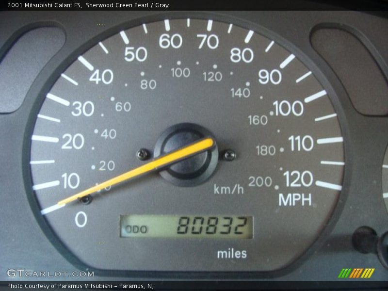 Sherwood Green Pearl / Gray 2001 Mitsubishi Galant ES