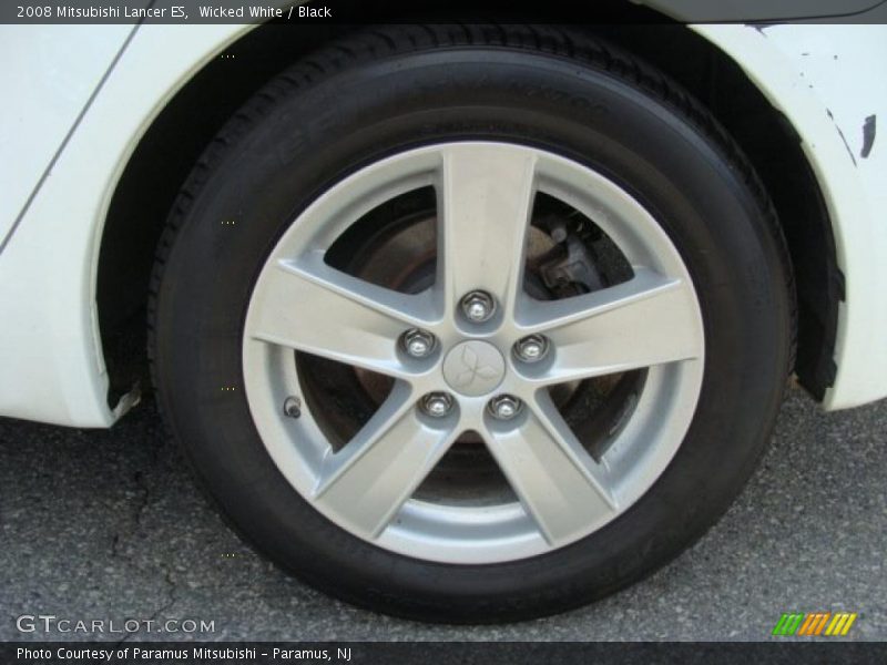 Wicked White / Black 2008 Mitsubishi Lancer ES