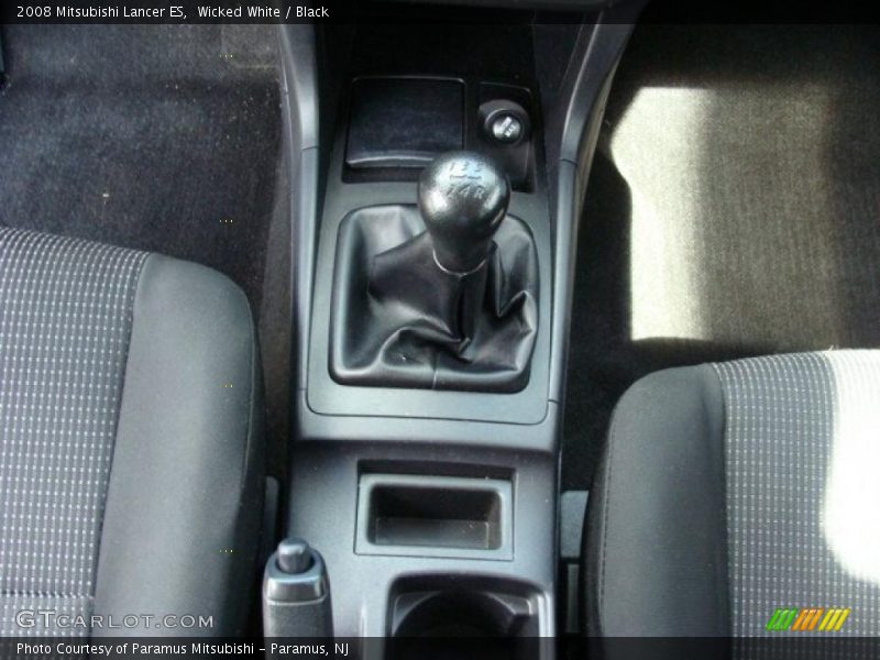 Wicked White / Black 2008 Mitsubishi Lancer ES