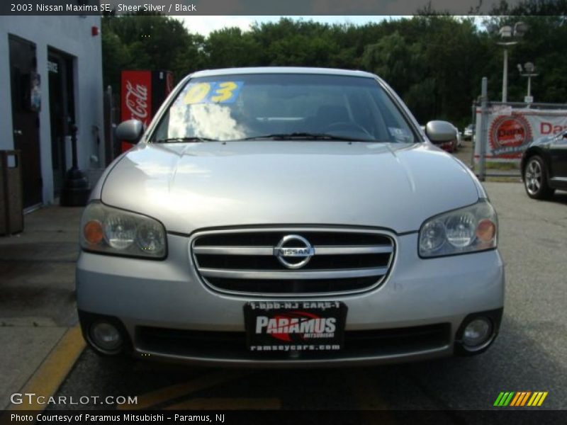 Sheer Silver / Black 2003 Nissan Maxima SE