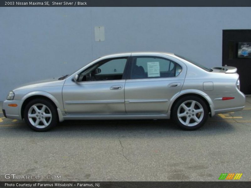 Sheer Silver / Black 2003 Nissan Maxima SE