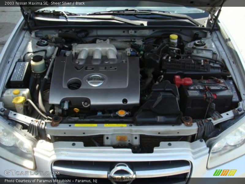 Sheer Silver / Black 2003 Nissan Maxima SE