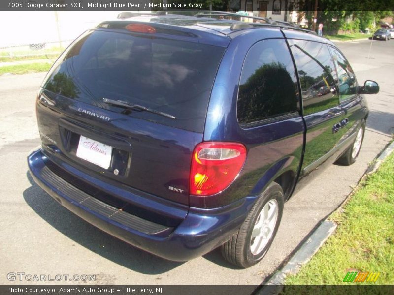 Midnight Blue Pearl / Medium Slate Gray 2005 Dodge Caravan SXT