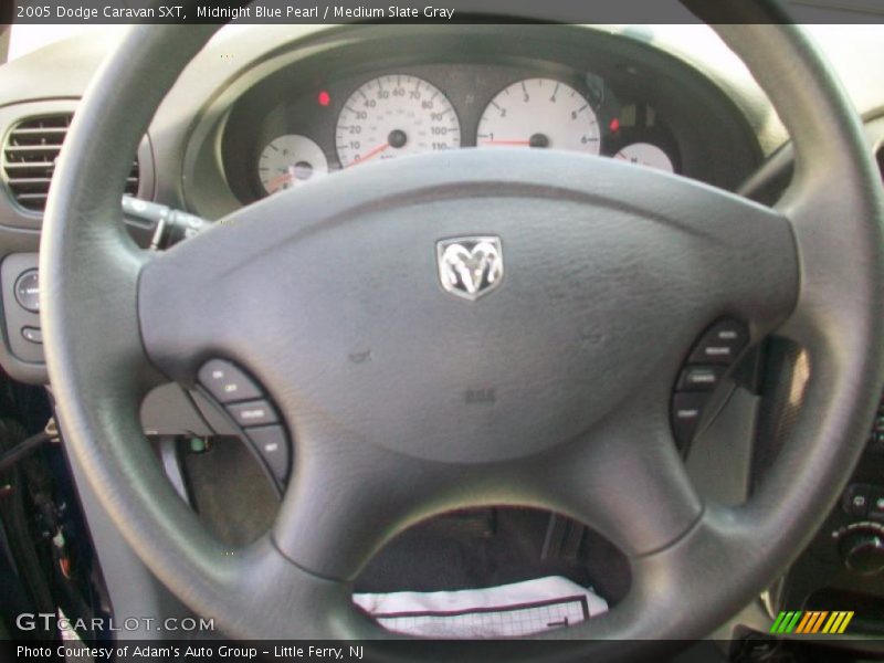 Midnight Blue Pearl / Medium Slate Gray 2005 Dodge Caravan SXT