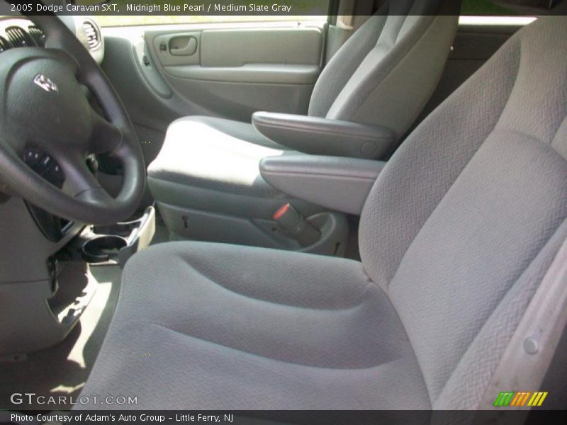 Midnight Blue Pearl / Medium Slate Gray 2005 Dodge Caravan SXT