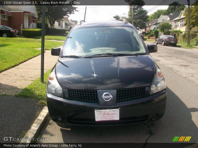 Galaxy Black Metallic / Gray 2006 Nissan Quest 3.5