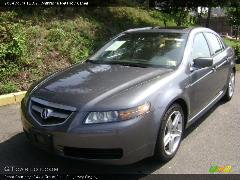 Anthracite Metallic / Camel 2004 Acura TL 3.2