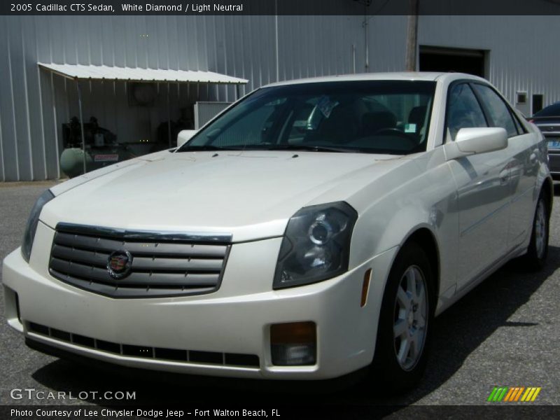 White Diamond / Light Neutral 2005 Cadillac CTS Sedan