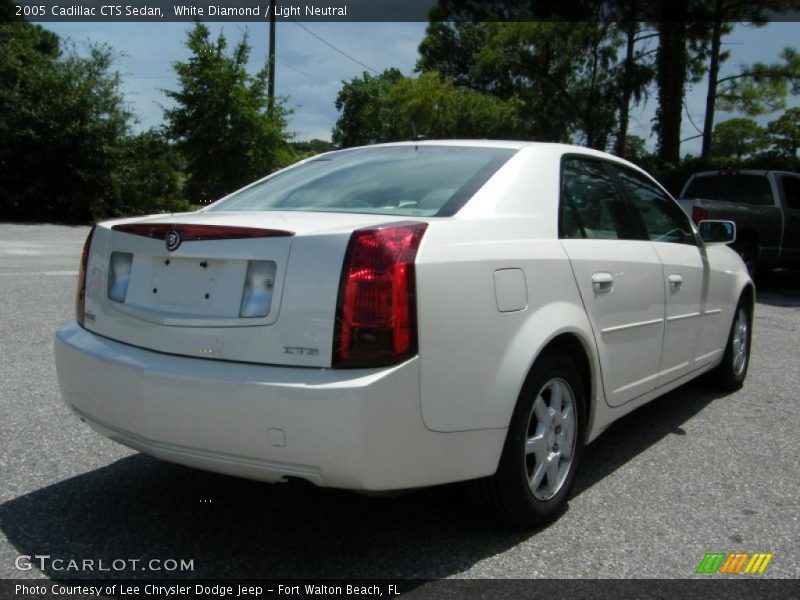 White Diamond / Light Neutral 2005 Cadillac CTS Sedan