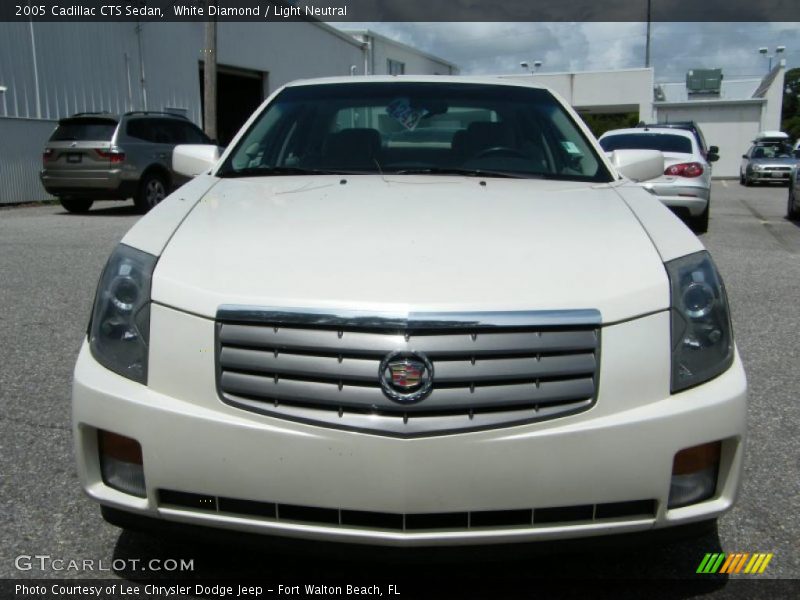 White Diamond / Light Neutral 2005 Cadillac CTS Sedan