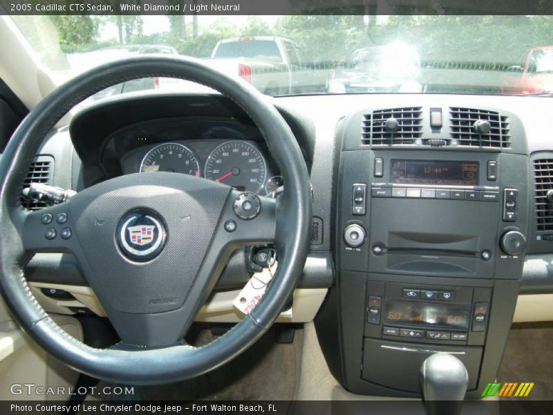 White Diamond / Light Neutral 2005 Cadillac CTS Sedan