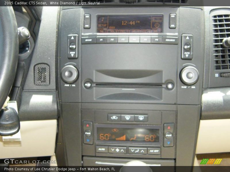 White Diamond / Light Neutral 2005 Cadillac CTS Sedan