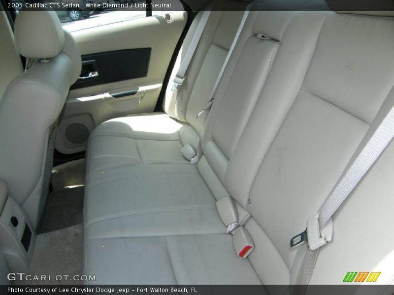White Diamond / Light Neutral 2005 Cadillac CTS Sedan