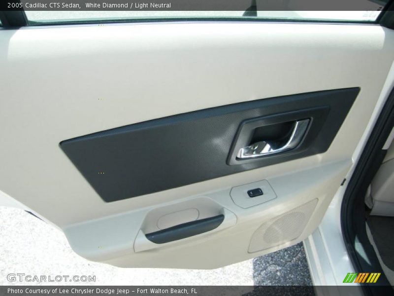 White Diamond / Light Neutral 2005 Cadillac CTS Sedan