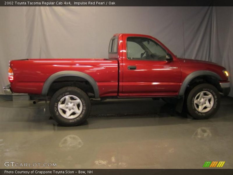 Impulse Red Pearl / Oak 2002 Toyota Tacoma Regular Cab 4x4