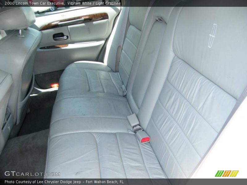 Vibrant White / Light Graphite 2000 Lincoln Town Car Executive