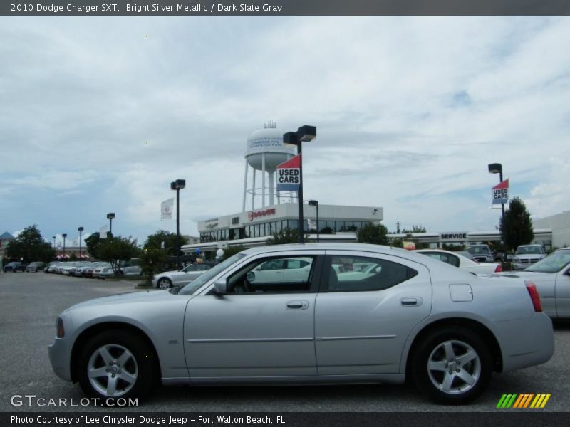 Bright Silver Metallic / Dark Slate Gray 2010 Dodge Charger SXT