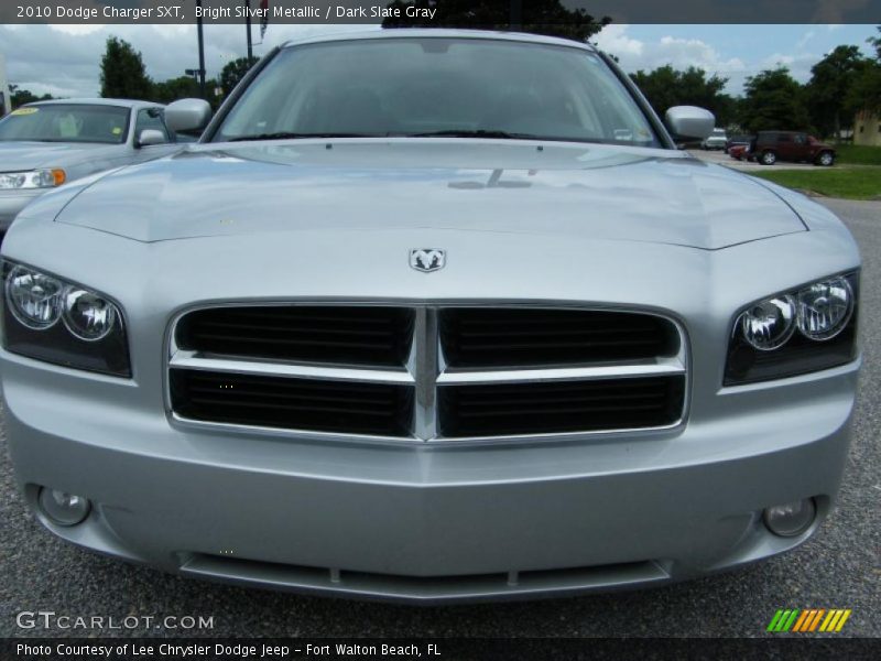 Bright Silver Metallic / Dark Slate Gray 2010 Dodge Charger SXT