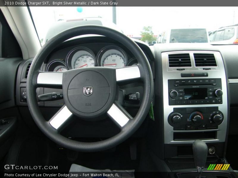 Bright Silver Metallic / Dark Slate Gray 2010 Dodge Charger SXT
