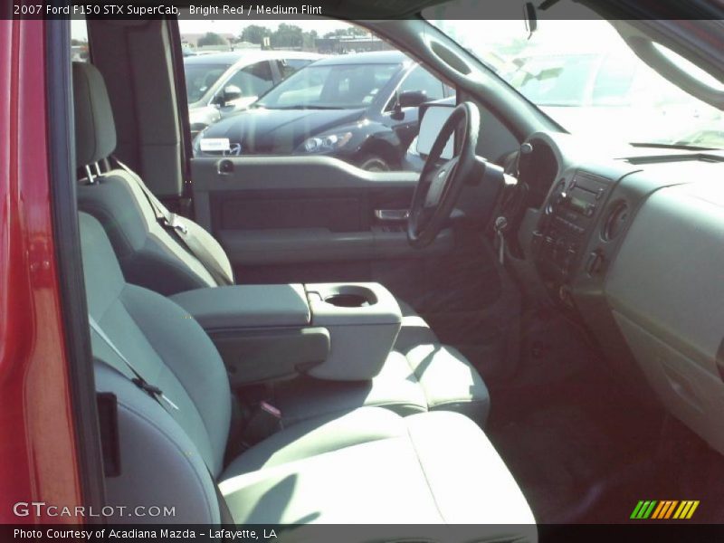 Bright Red / Medium Flint 2007 Ford F150 STX SuperCab