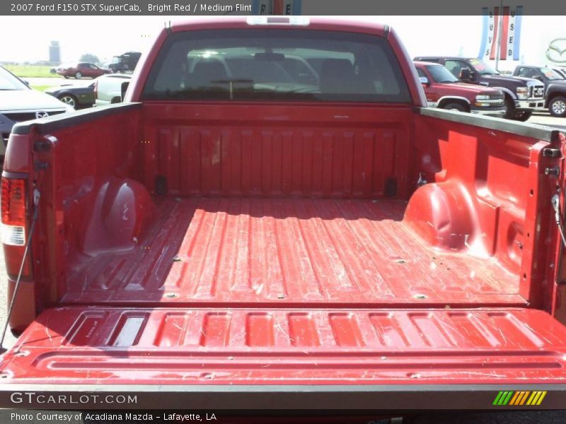 Bright Red / Medium Flint 2007 Ford F150 STX SuperCab