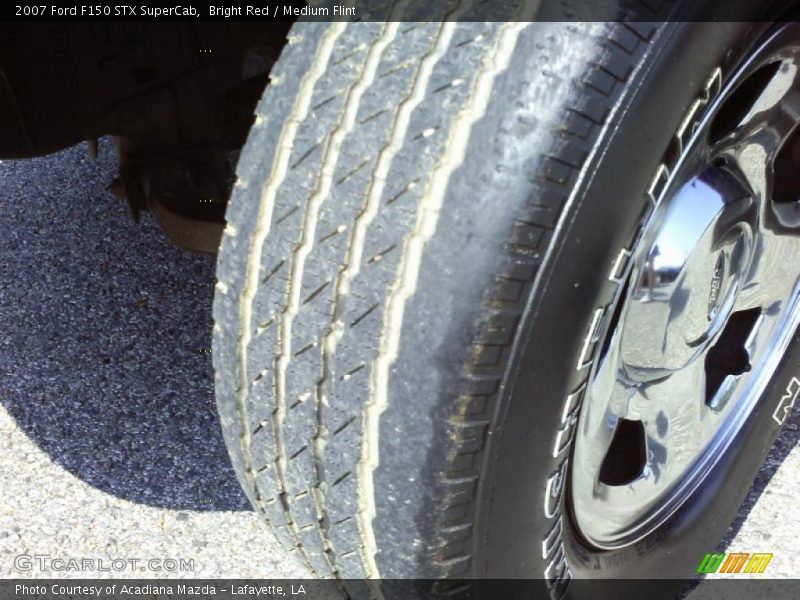 Bright Red / Medium Flint 2007 Ford F150 STX SuperCab