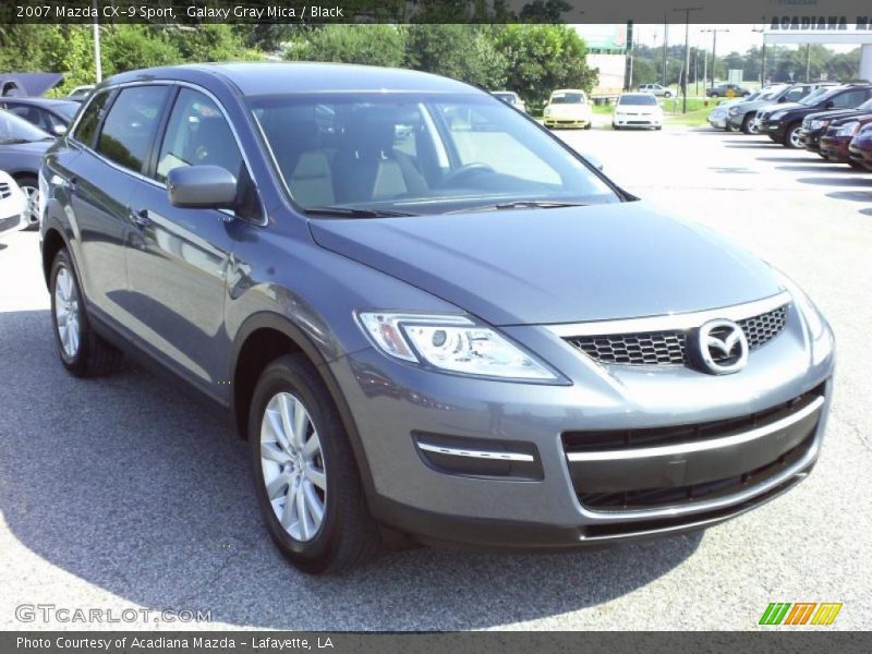 Galaxy Gray Mica / Black 2007 Mazda CX-9 Sport