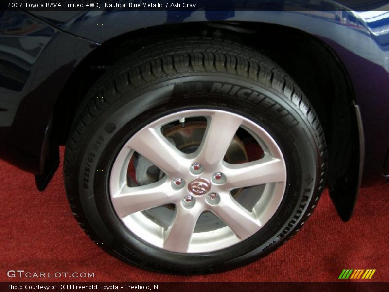 Nautical Blue Metallic / Ash Gray 2007 Toyota RAV4 Limited 4WD
