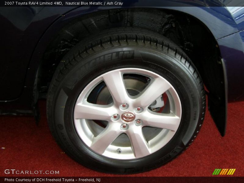 Nautical Blue Metallic / Ash Gray 2007 Toyota RAV4 Limited 4WD