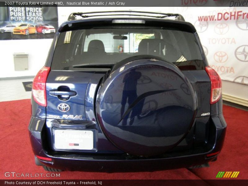 Nautical Blue Metallic / Ash Gray 2007 Toyota RAV4 Limited 4WD