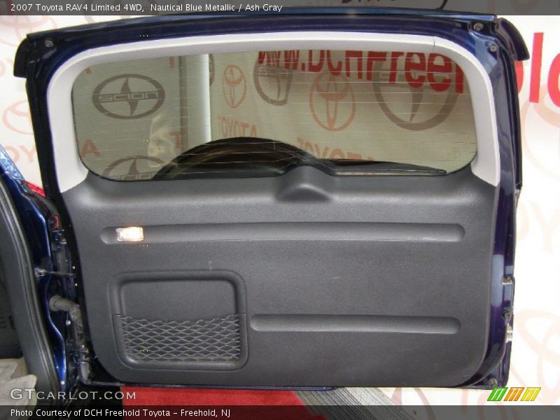 Nautical Blue Metallic / Ash Gray 2007 Toyota RAV4 Limited 4WD
