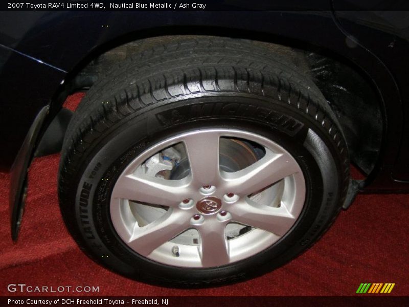 Nautical Blue Metallic / Ash Gray 2007 Toyota RAV4 Limited 4WD