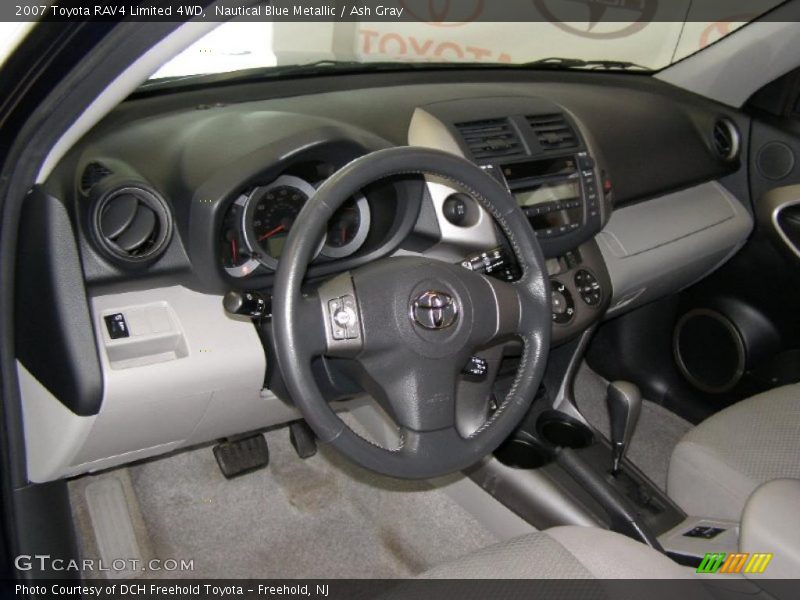 Nautical Blue Metallic / Ash Gray 2007 Toyota RAV4 Limited 4WD