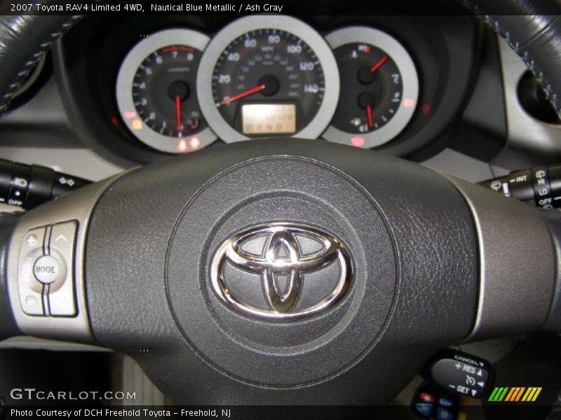Nautical Blue Metallic / Ash Gray 2007 Toyota RAV4 Limited 4WD