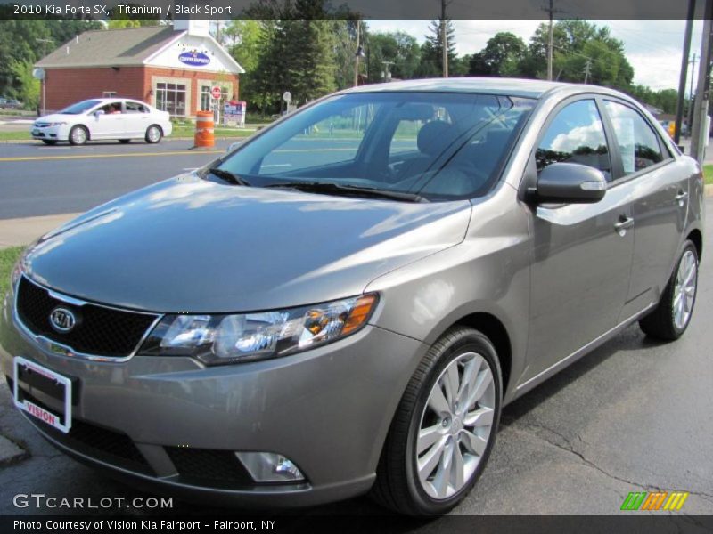 Titanium / Black Sport 2010 Kia Forte SX