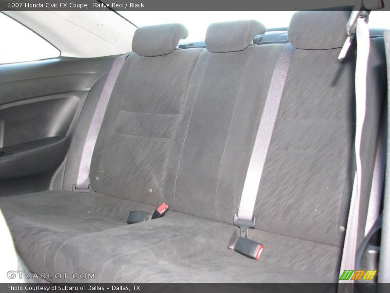 Rallye Red / Black 2007 Honda Civic EX Coupe