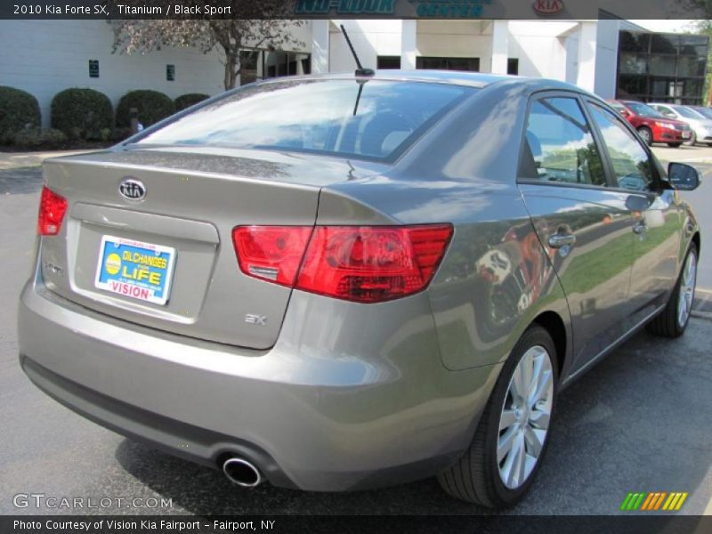 Titanium / Black Sport 2010 Kia Forte SX