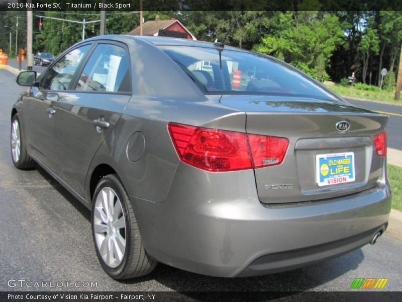 Titanium / Black Sport 2010 Kia Forte SX