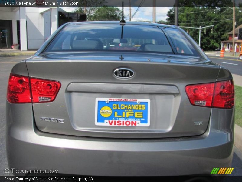 Titanium / Black Sport 2010 Kia Forte SX