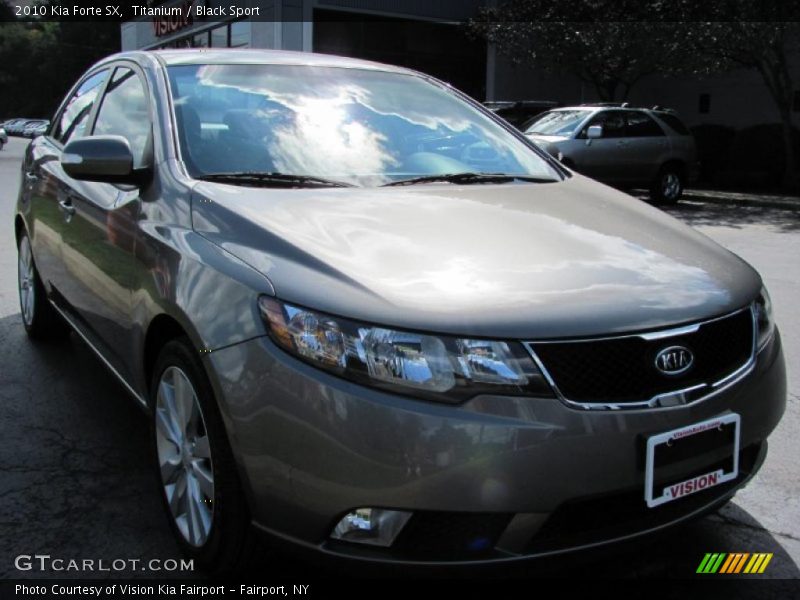 Titanium / Black Sport 2010 Kia Forte SX