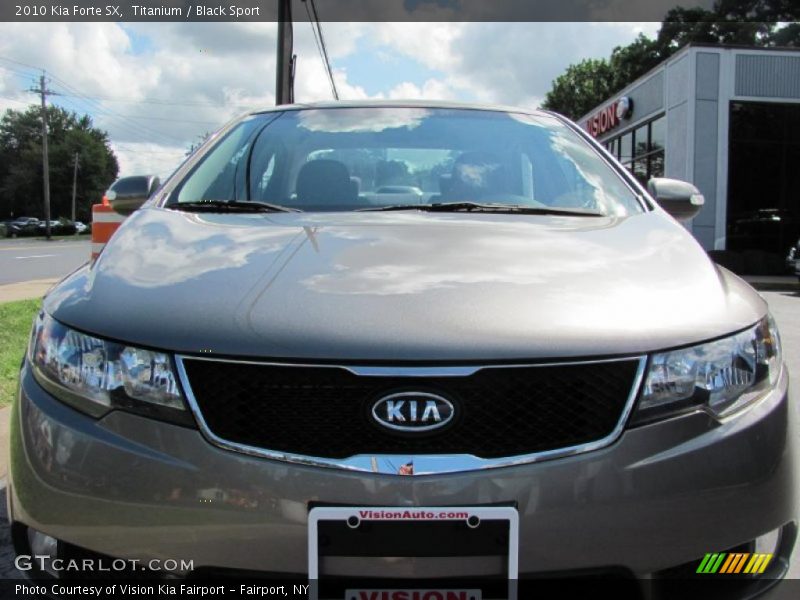 Titanium / Black Sport 2010 Kia Forte SX