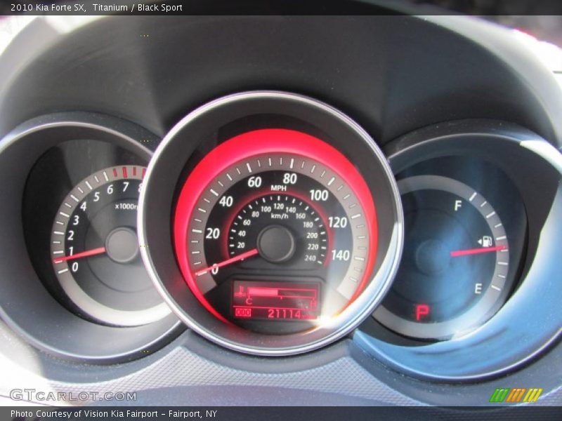 Titanium / Black Sport 2010 Kia Forte SX