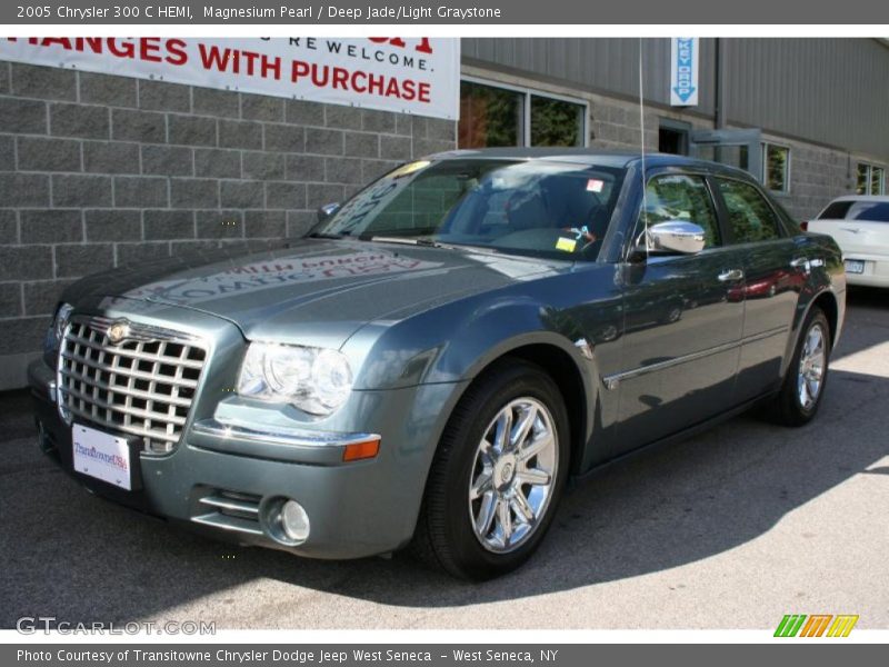 Magnesium Pearl / Deep Jade/Light Graystone 2005 Chrysler 300 C HEMI