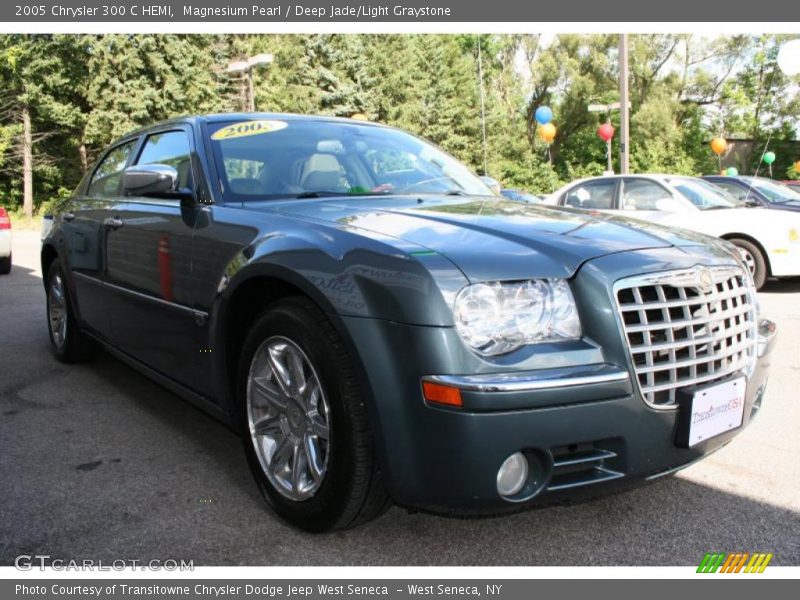 Magnesium Pearl / Deep Jade/Light Graystone 2005 Chrysler 300 C HEMI