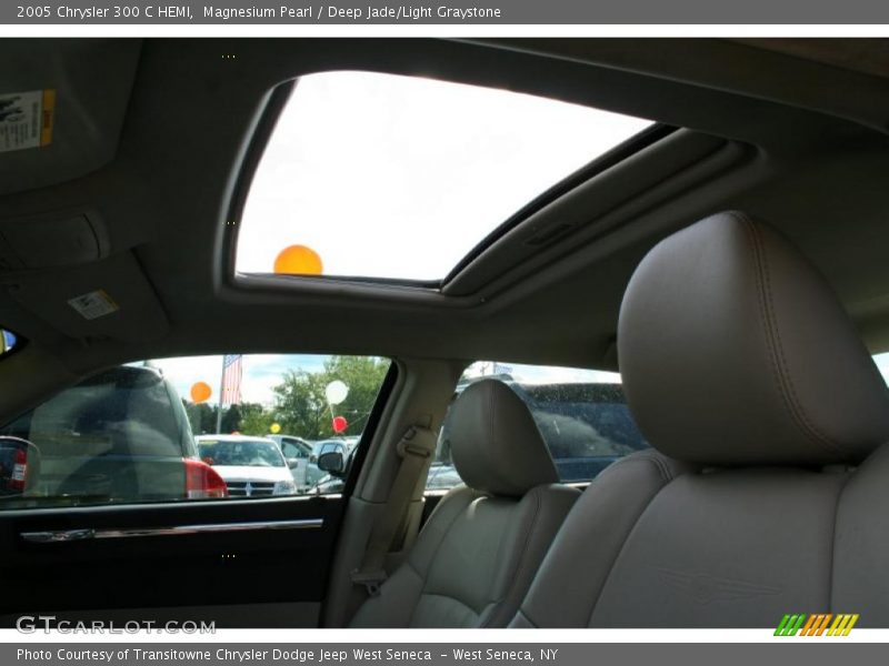 Magnesium Pearl / Deep Jade/Light Graystone 2005 Chrysler 300 C HEMI