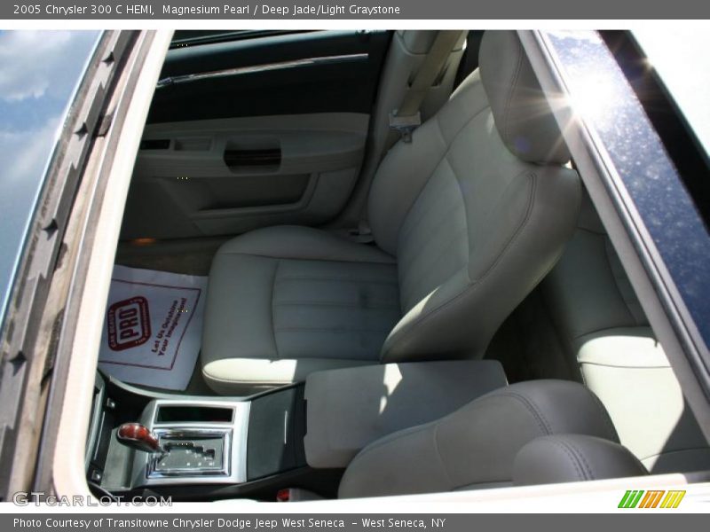 Magnesium Pearl / Deep Jade/Light Graystone 2005 Chrysler 300 C HEMI