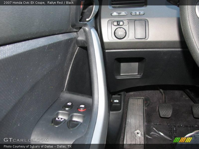Rallye Red / Black 2007 Honda Civic EX Coupe