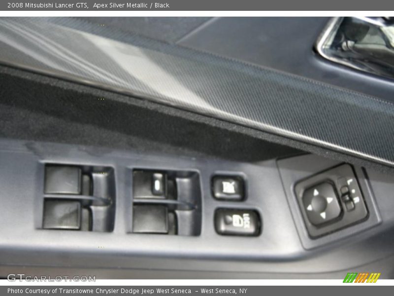 Apex Silver Metallic / Black 2008 Mitsubishi Lancer GTS