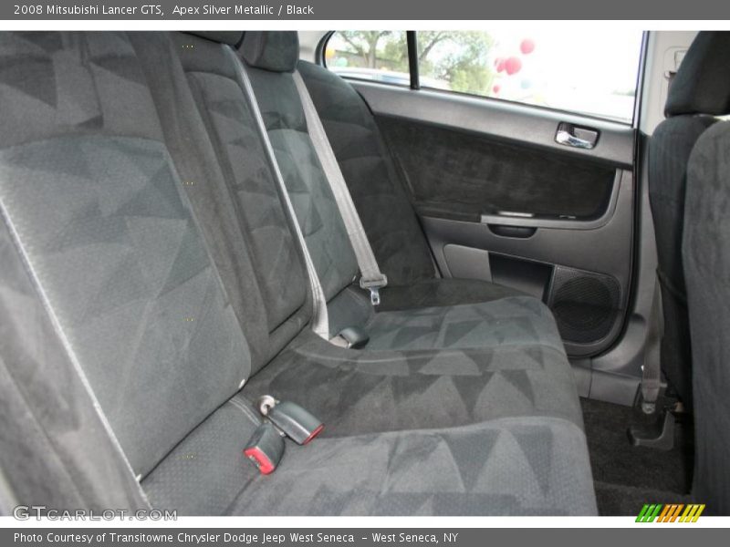 Apex Silver Metallic / Black 2008 Mitsubishi Lancer GTS