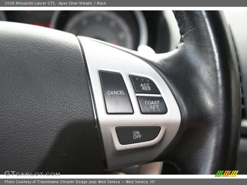 Apex Silver Metallic / Black 2008 Mitsubishi Lancer GTS